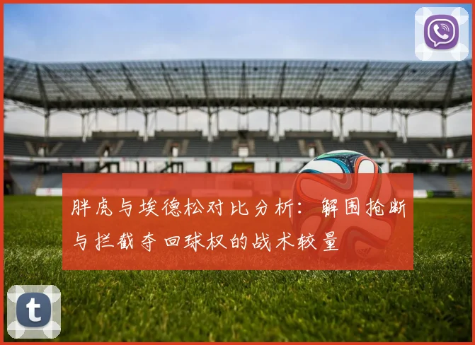 胖虎与埃德松对比分析：解围抢断与拦截夺回球权的战术较量